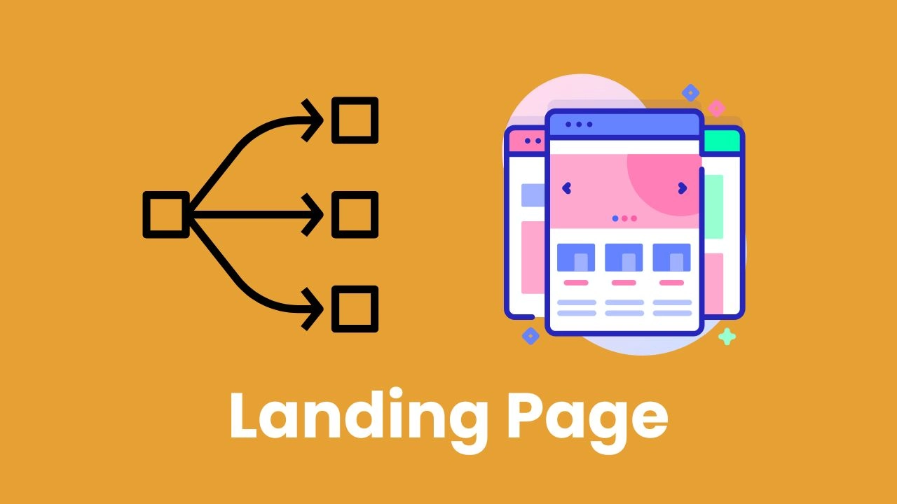 What are the key components of a landing page