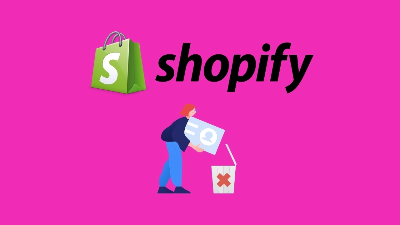 How to delete a Shopify account