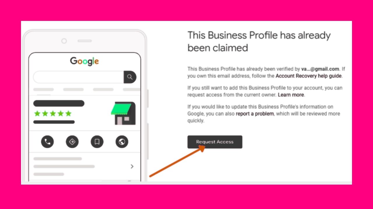 How to claim access to Google My Business profile​
