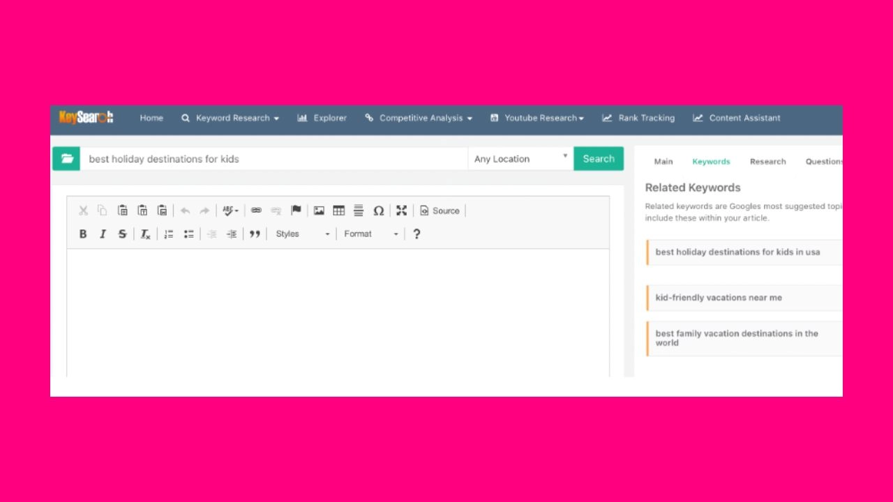 How many keywords should I use for seo​?
